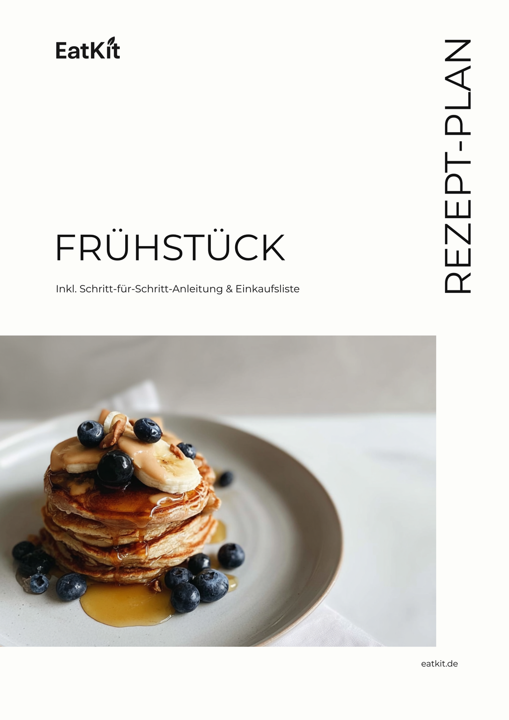 Frühstücks Rezept-Plan