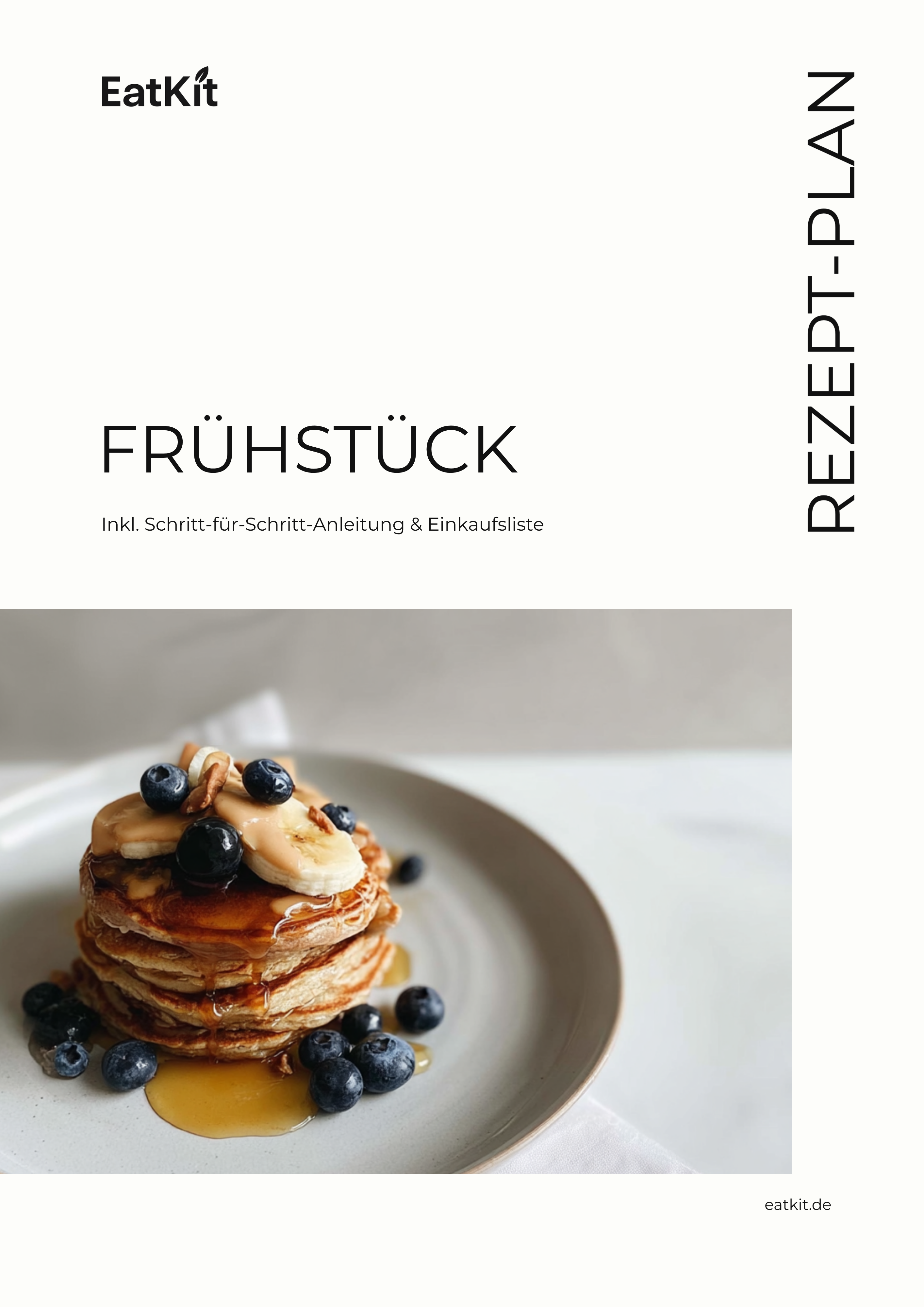 Frühstücks Rezept-Plan