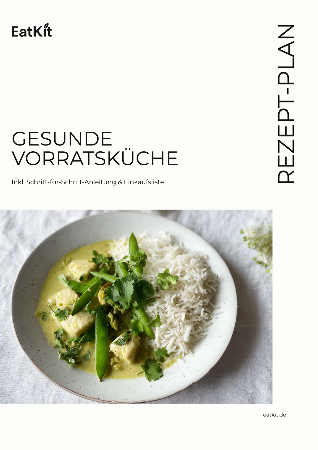 Vorratsküche Rezept-Plan