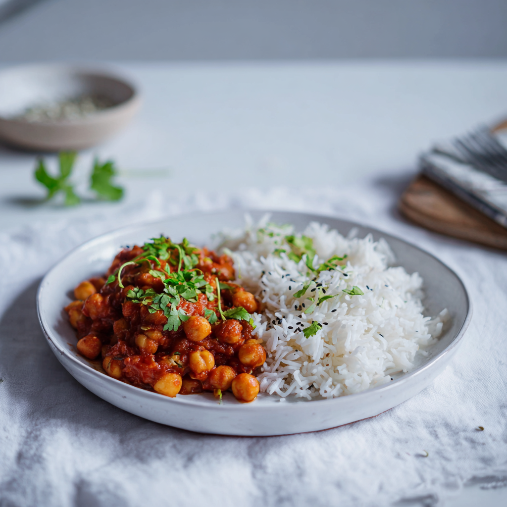 Vegetarischer Rezept-Plan